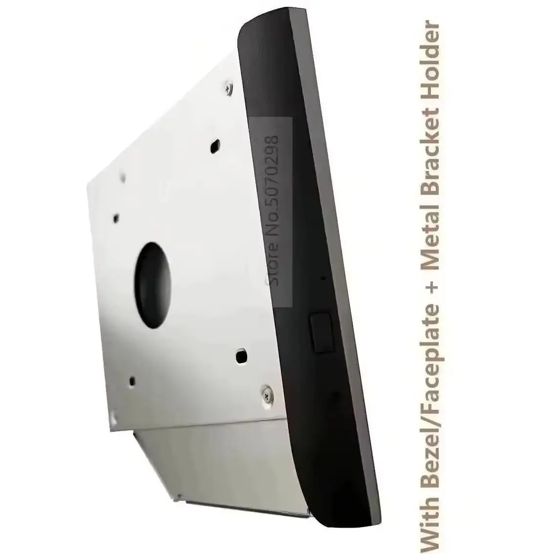 With Bezel Panel Faceplate 2nd 2.5 SATA Hard Drive HDD SSD Optical bay Caddy Bracket Frame Tray for HP ProBook 645 650 655 G2