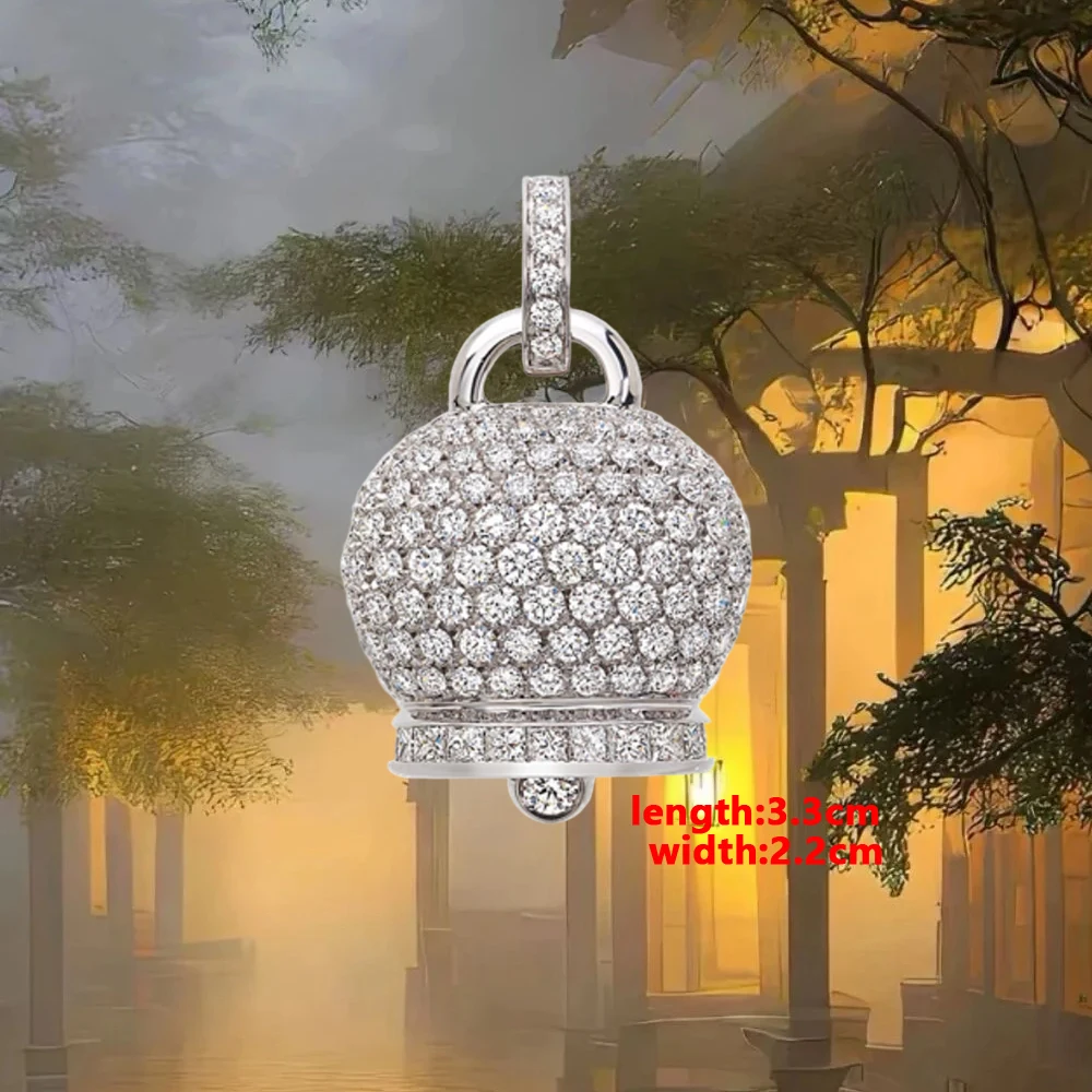 

Royal Noble Banquet Chanteclers S925 Silver 18K Gold Plated Pendant Formal Lady Pendant