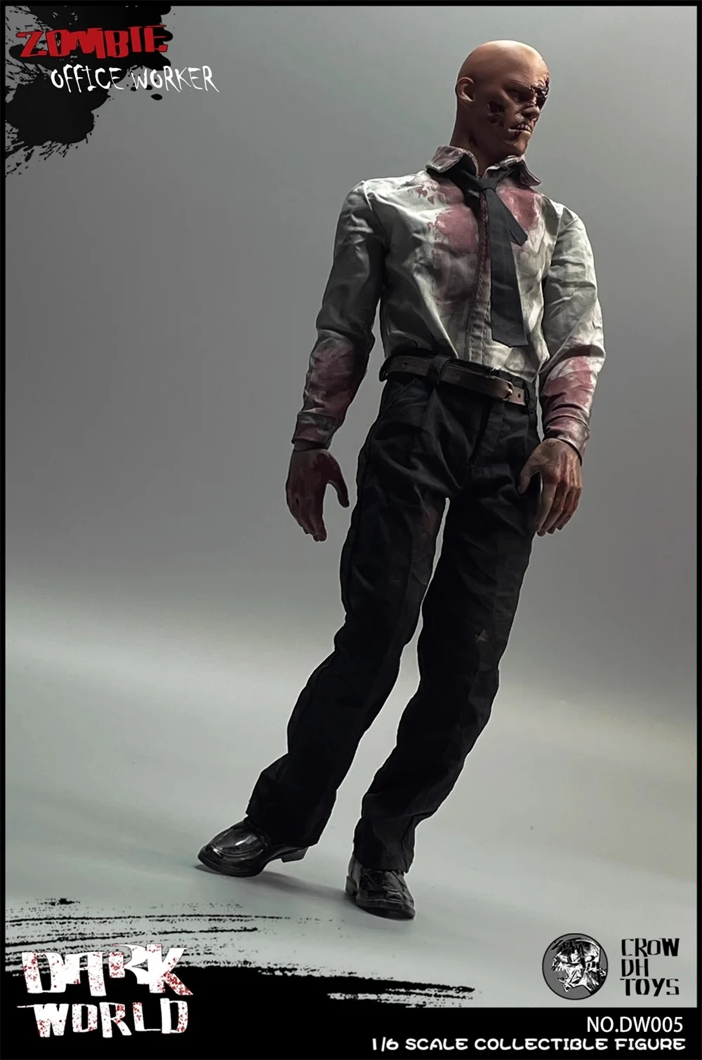 3ATOYS 1/6ème Dark World Zombie The Walking Dead série ensemble complet figurine mobile poupée cadeau pour les Fans à collectionner environ 12"