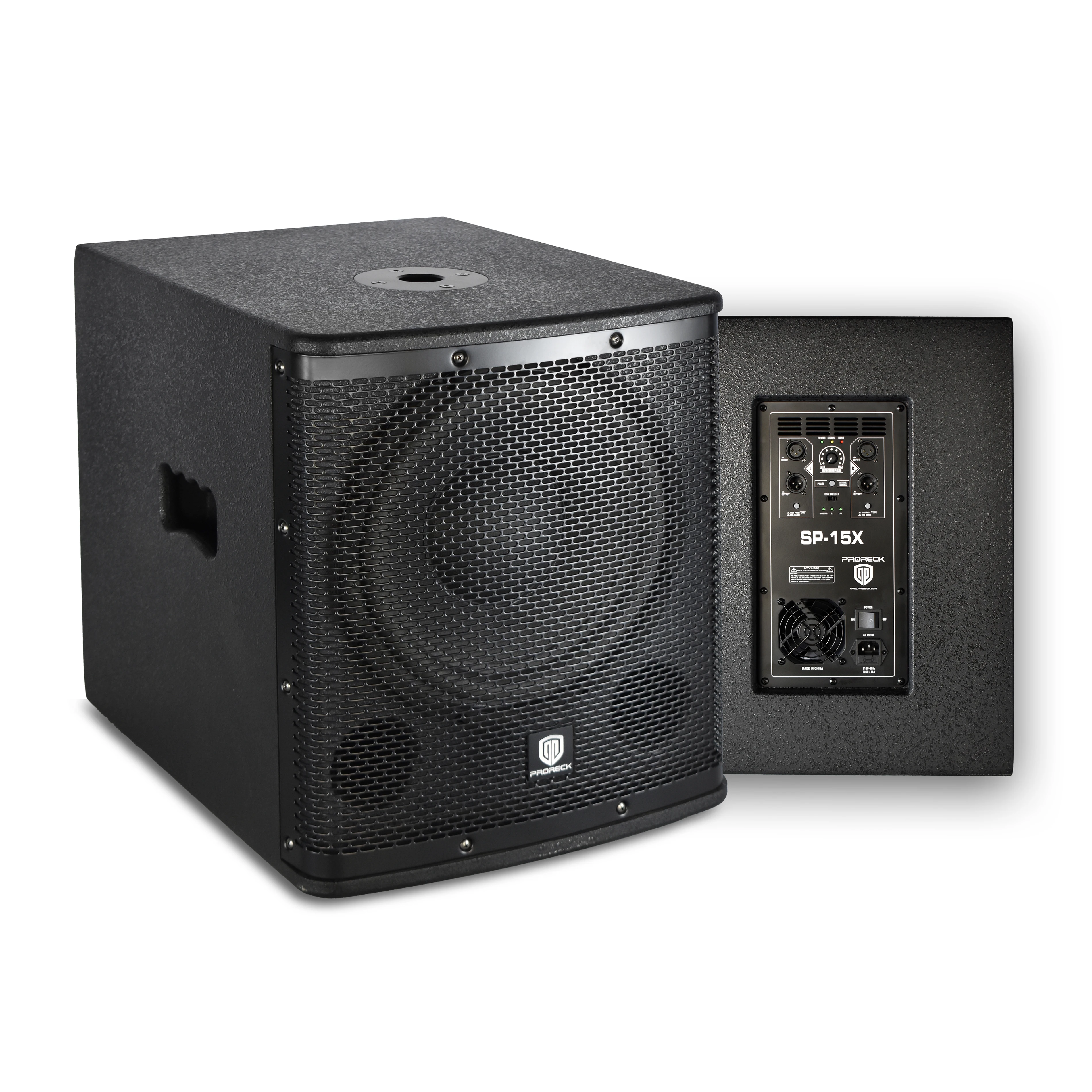 PRORECK SP-15X Active Powered PA Subwoofer 15 Inch 2000W PMPO Class-D Amplifier 3 DSP Presets Bass Reinforcement(ONE SUBWOOFER）