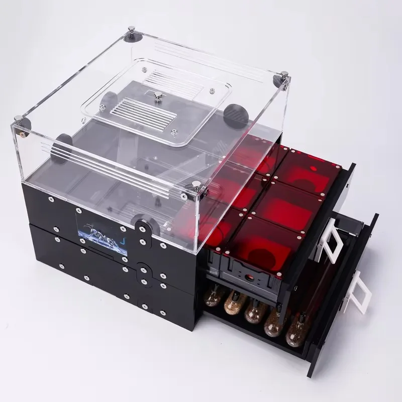 Transparent Acrylic Ants Nest Farm with Visible Design Drawer Nest Stackable Nest