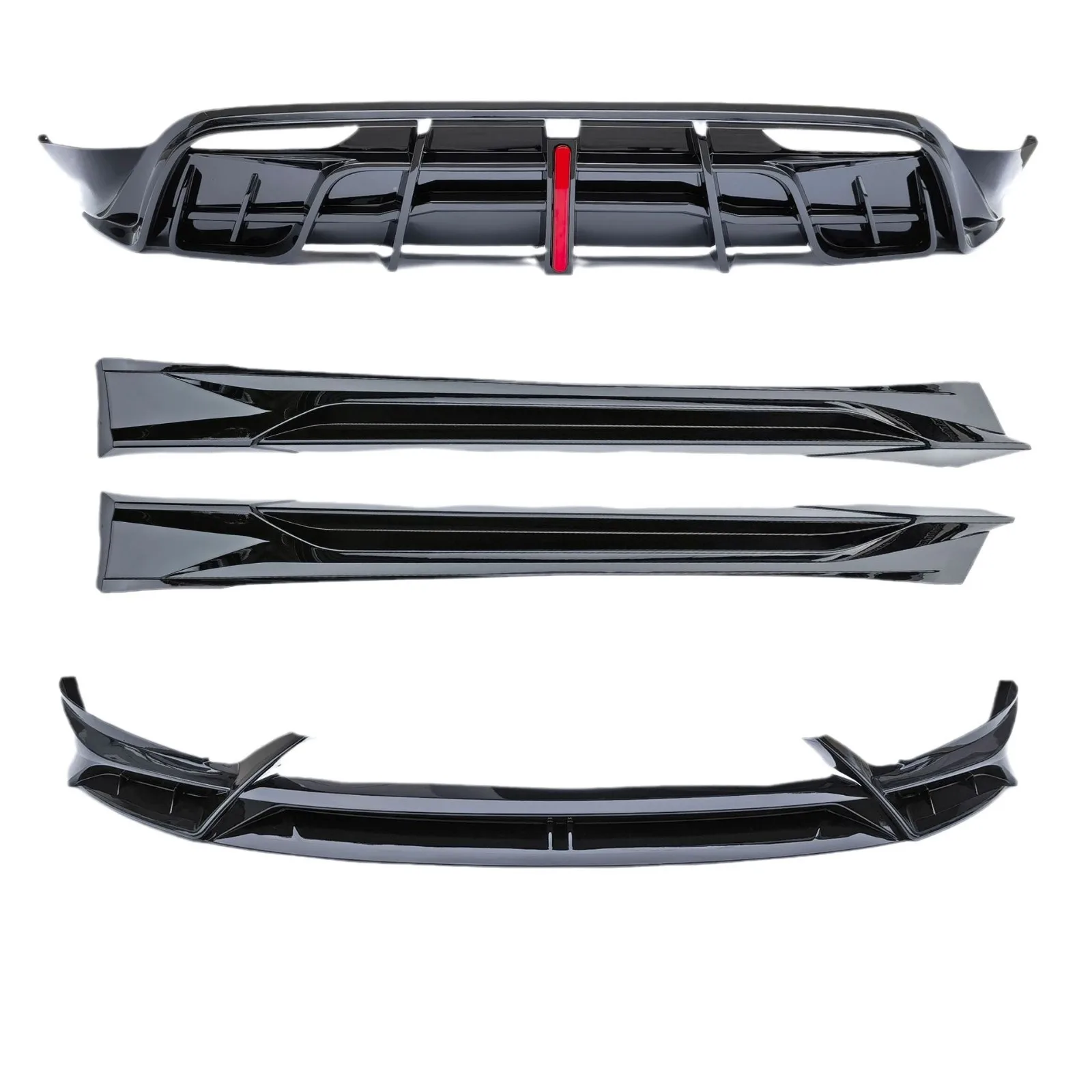 

Suitable for 23 Tesla MODEL3 New MC models, front surround, front shovel, side skirt, tail, rear lip kit