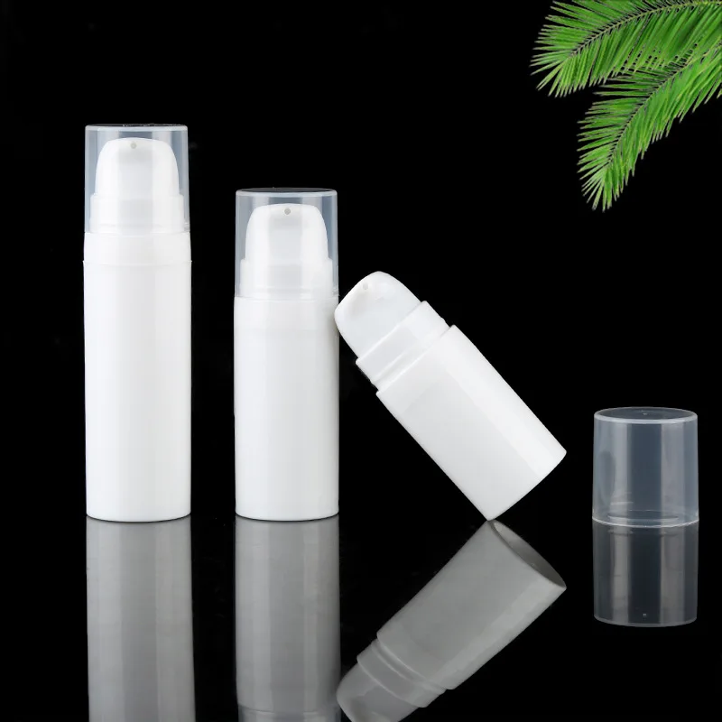 10pcs 5ML 10ML 15ML Empty Plastic Cosmetic Bottle Travel Mini Liquid Bottles Airless Pump Vacuum Toiletries Container