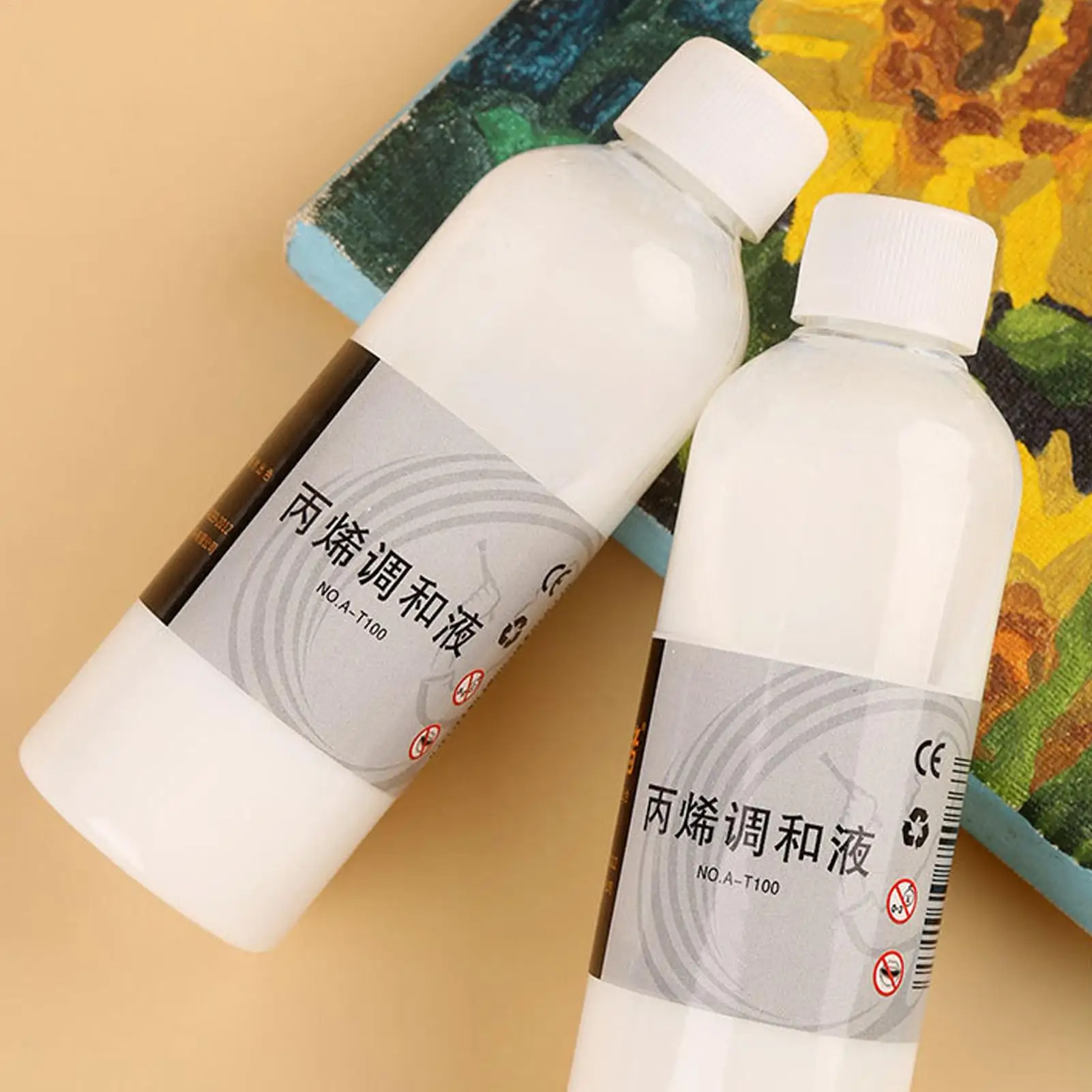 

100 мл акриловая смесь, товары для творчества, смесь жидкой краски, блестящая акриловая краска, более тонкая для учителей, художников, палитра, подготовка