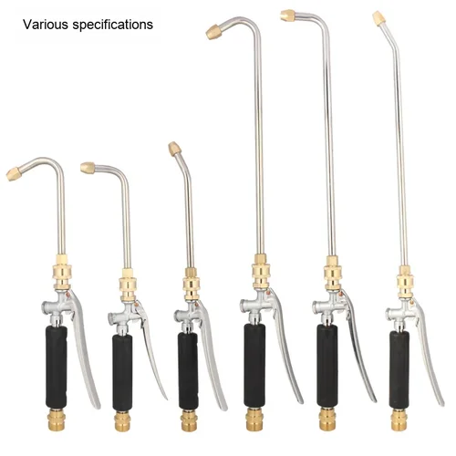Imagen 2 del producto Manguera de pistola de agua de alta presión para el hogar con conexión rápida, Kit de limpieza de aire acondicionado con varilla para paisajismo de jardín y lavado de coches