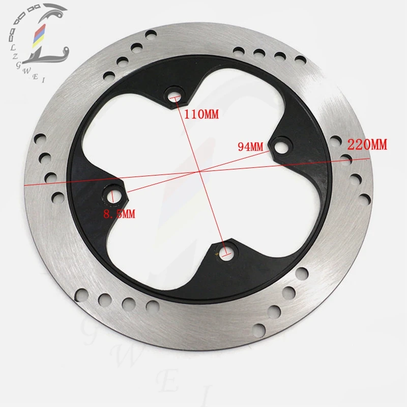 Motorcycle Rear Brake Disc Rotor For Honda RVF400R 1994-1996 VFR400 NC30 1989-1994 NSR250RR 1994 RVF 400 NSR 250 VFR 400