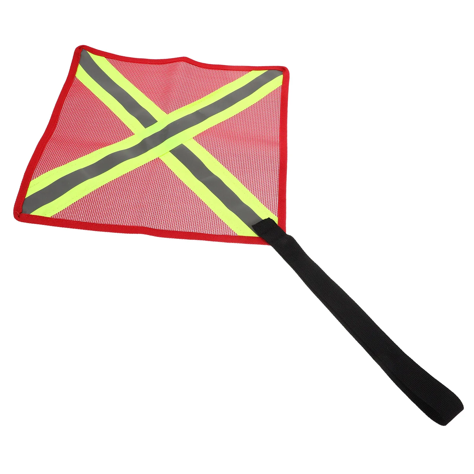 Kayak Safety Flag Waterproof Oxford Cloth Reflective Strips For Boating Fishing Canoe Trailer Hauling Portable Durable