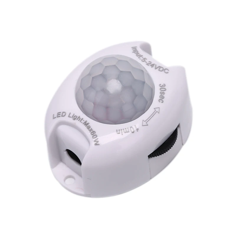 Motion Sensor Módulo Interruptor de Luz, Detector de Movimento, Interruptor automático ativado, Lâmpada LED Strip Light, 5V, 24V DC, Dropship, Novo