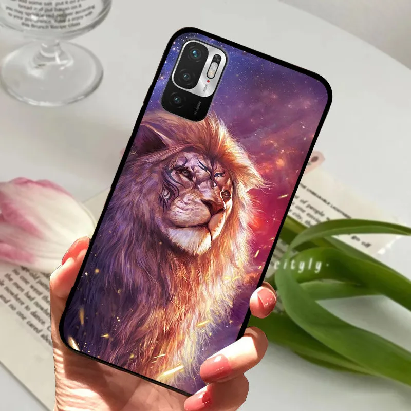 For Redmi Note 10 JE / Note10 5G Case animal Silicone Soft TPU Back Covers For Xiaomi Redmi Note 10 Case Protective Catoon Funda