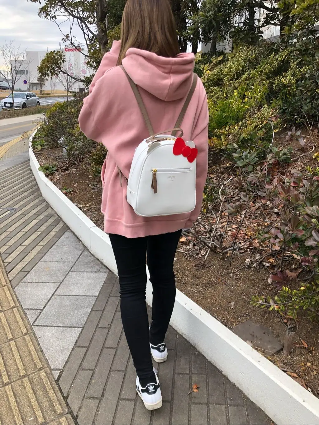 Japanische Art neue Studentin Mädchen Handtasche weißen Rucksack Mode Damen Leder Rucksack Schulter taschen