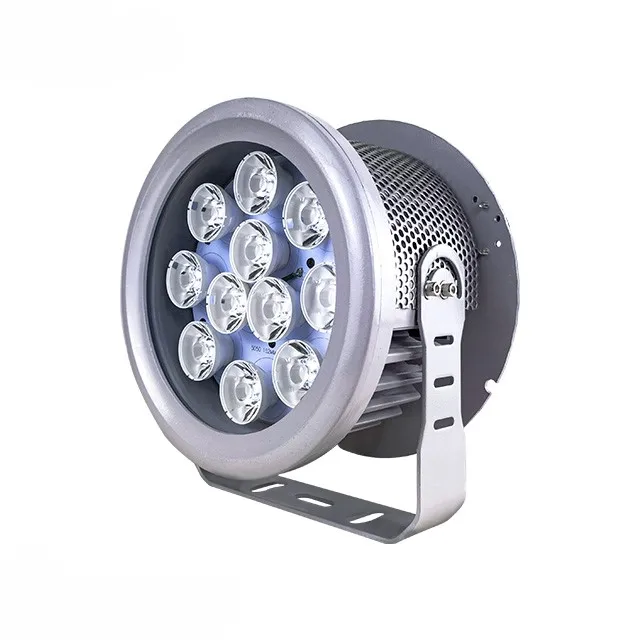Reflector Marino, Foco LED de 150W 300W 500W, 12V 24V 220V, Impermeable IP66, Haz de Luz de 6 Grados, para Rescate de Barcos, Embarcaciones y Yates