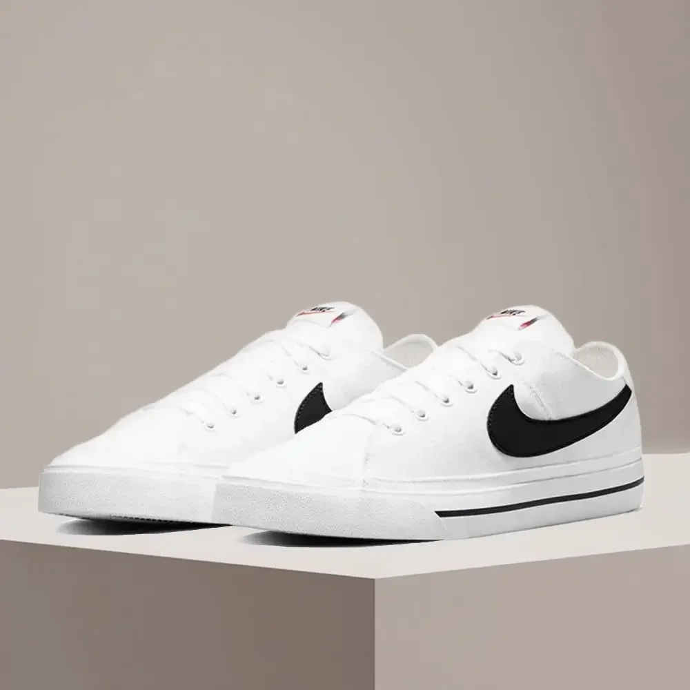 Nike Court Legacy Sneakers Classic Comfort, Cushioning, Slip-Resistant, Durable Casual Everyday Wear CW6539-101