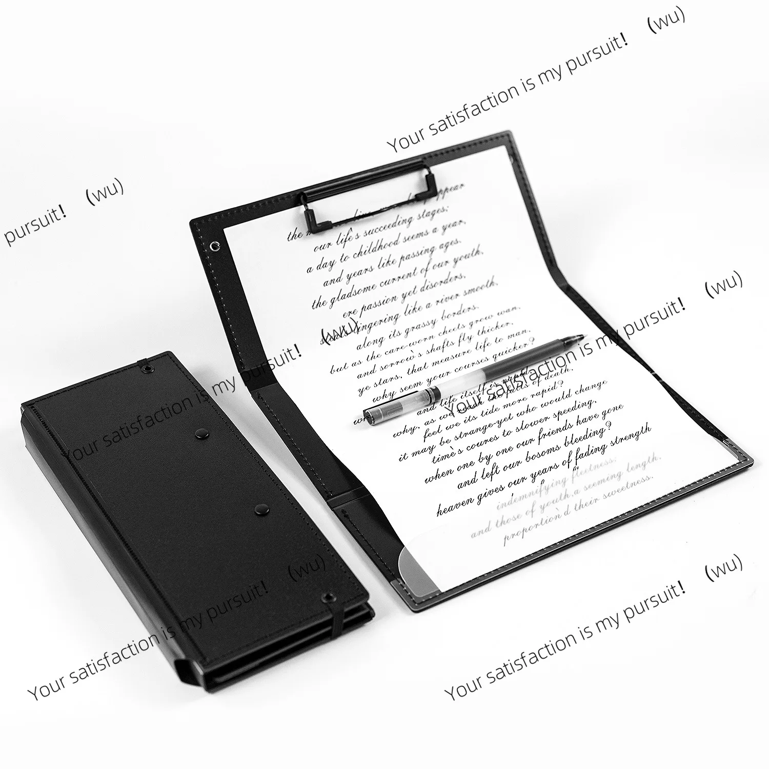 Three-fold board nurse letter cardboard, pp three-fold folder, American style