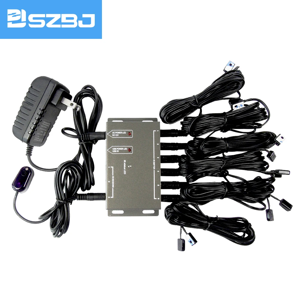 SZBJ Infrared Extender Transponder To Control 12 Appliances Infrared Repeater System Kit BD112