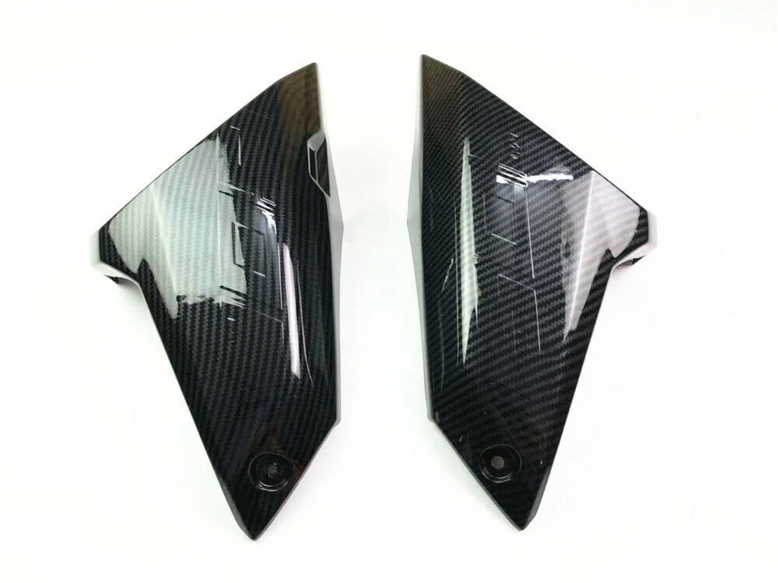 

Carbon Fiber Pattern Side Tank Cover Air Intake Duct Covers Panels Fairing Cowl Kit for YAMAHA MT09 FZ09