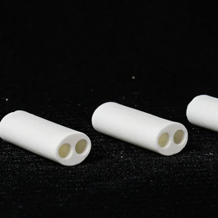 Best ends cutting & shining surface alumina zirconia ceramic tube pipe rod two holes,four holes