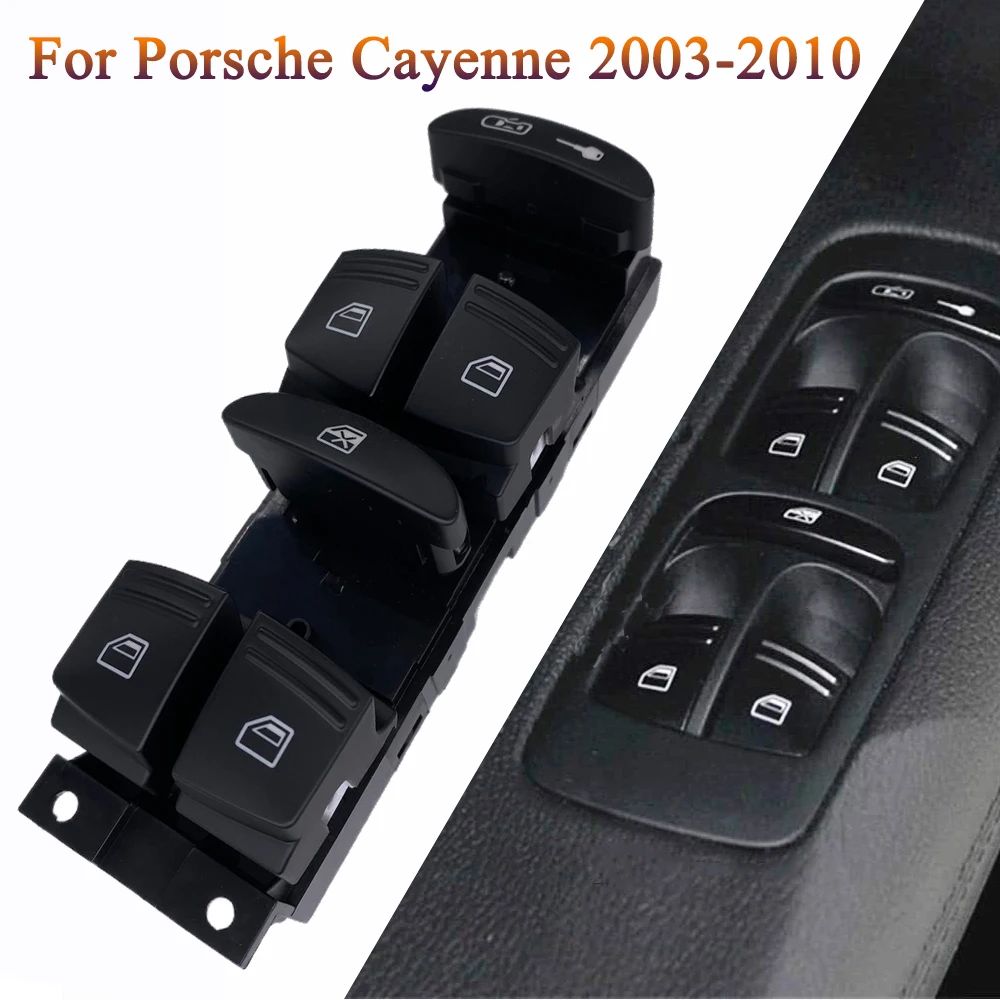 For Porsche Cayenne 2003-2010 Electric Master Window Control Switch Lifter Button Car Accessories 95561315602 7L5959857A