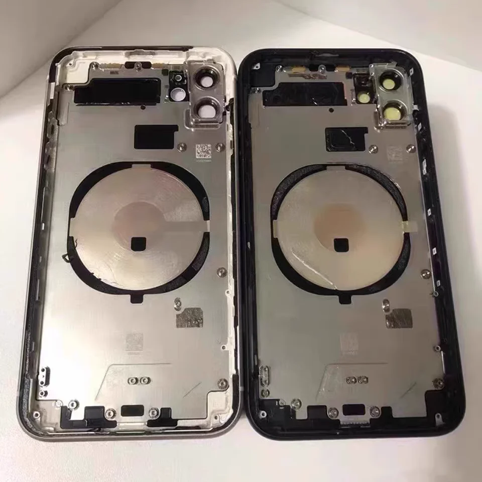 Full Back Cover for iPhone 13 Pro Max, Housing Battery, Middle Chassis Frame, Assembly Door, Rear with Flex Cable image 5