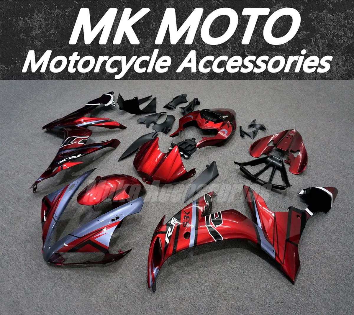Motorcycle Fairings Kit Fit For Yzf R1 2004 2005 2006 Bodywork Set High Quality Abs Injection Red Black Gray