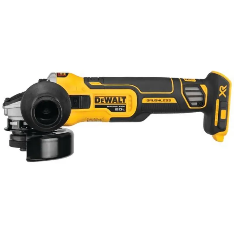 Imagem -03 - Dewalt-rebarbadora Recarregável Máquina de Corte sem Escova Polidora de Mão Ferramenta Bare 20v 41 Slide Switch 125 mm Dcg405