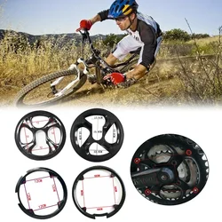 48T 12cm MTB Bike Crankset Chain Wheel Cover Guards Protector 4 Holes Bicycle Chain Wheels Ring Protective Covers Cycling Parts