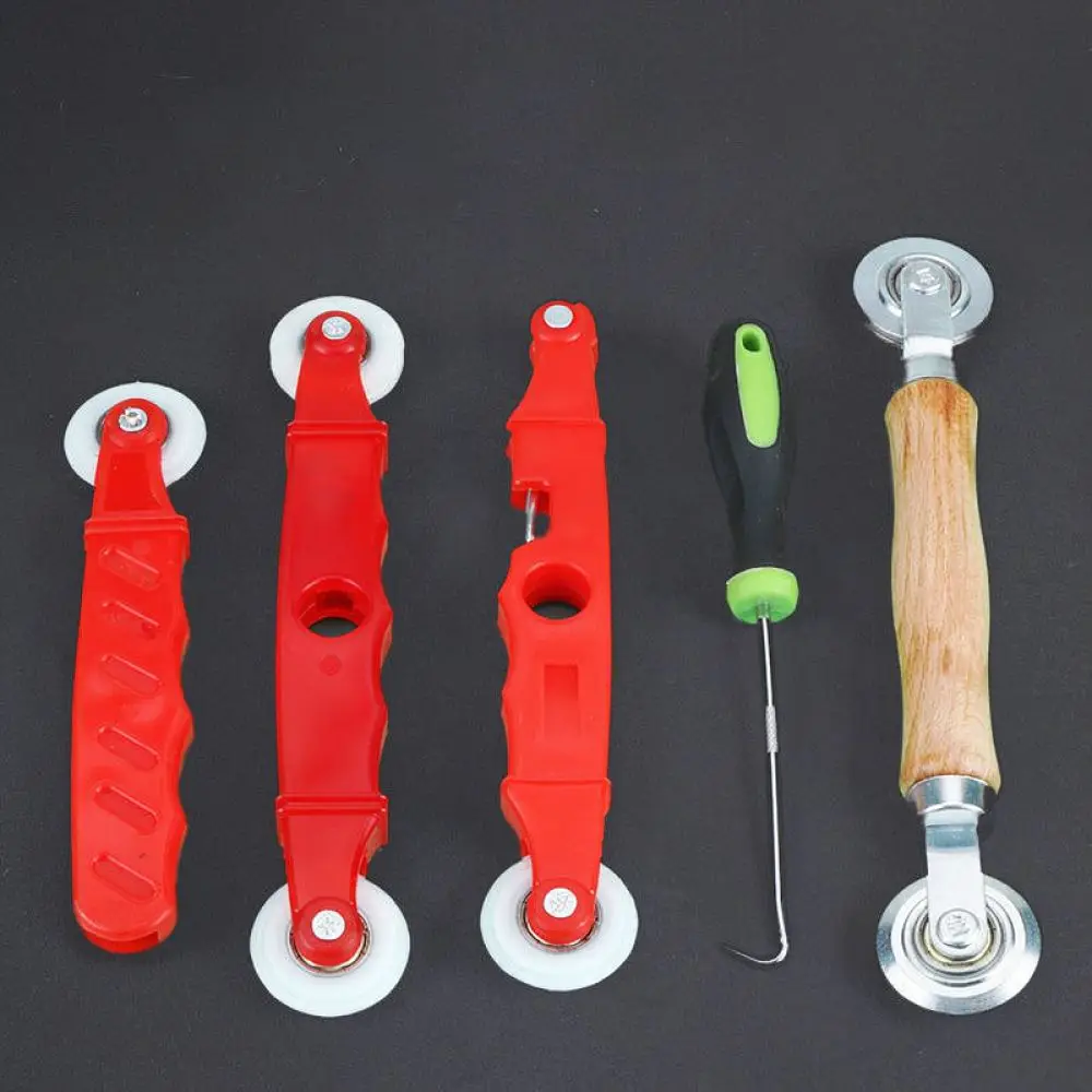 Screen Mesh Installation Tool Set Roller Spline Presser Hook Removal Device For Window Repairing Home Improvement Hardware