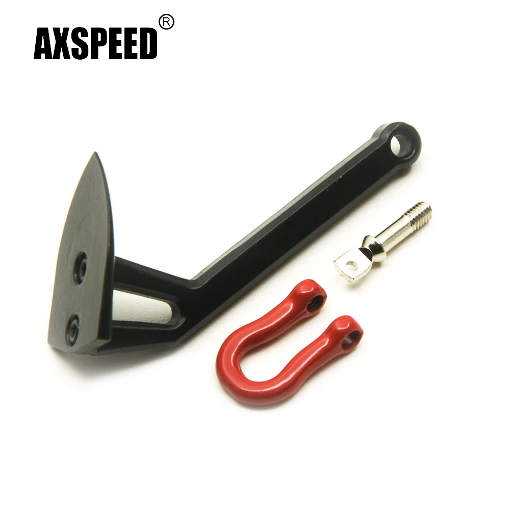 AXSPEED Simulation Heavy Metal Winch Anchor Winde Anker for Axial SCX10 1/10 RC Rock Crawler Car Decoration Accessories