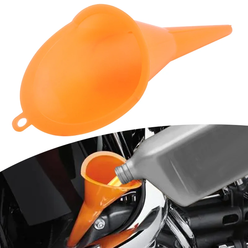 

Car Long Mouth Funnel Gasoline Anti-splash Oil Fuel Filling Tools Engine ABS Plastic Motorcycle Refueling Tools Auto Accessories