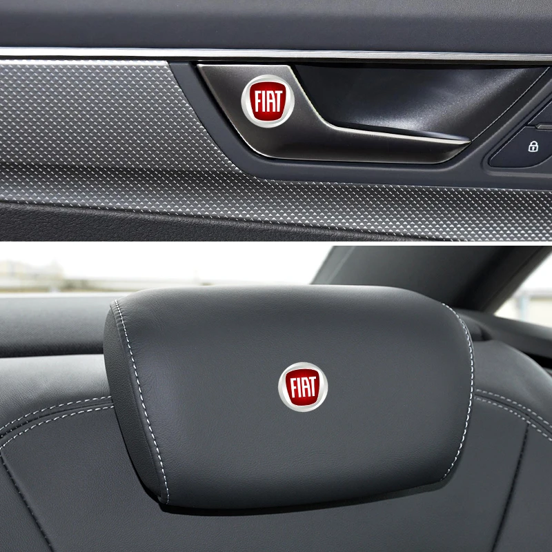 1/2/5/10PCS Car Stickers Car-Styling Logo Interior Decorative Accessories For Fiat Honda Jaguar Ford JEEP Acura Subaru Suzuki - view 6