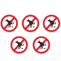 Dog Peeing Is Forbidden Stickers Car Sticker Warning Sign Motorcycle No Farting Stickers Car Window Sticker Logo Stickers