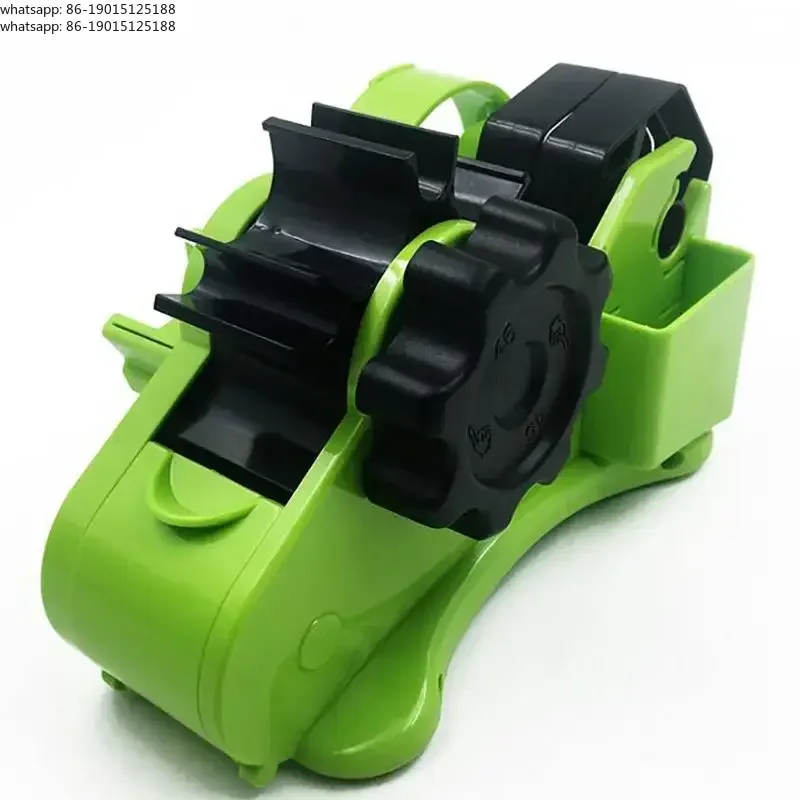 Desktop Tape Dispenser with 2 Rollers Office Home  Holder For Easy Packing Sharp Tape Cutter