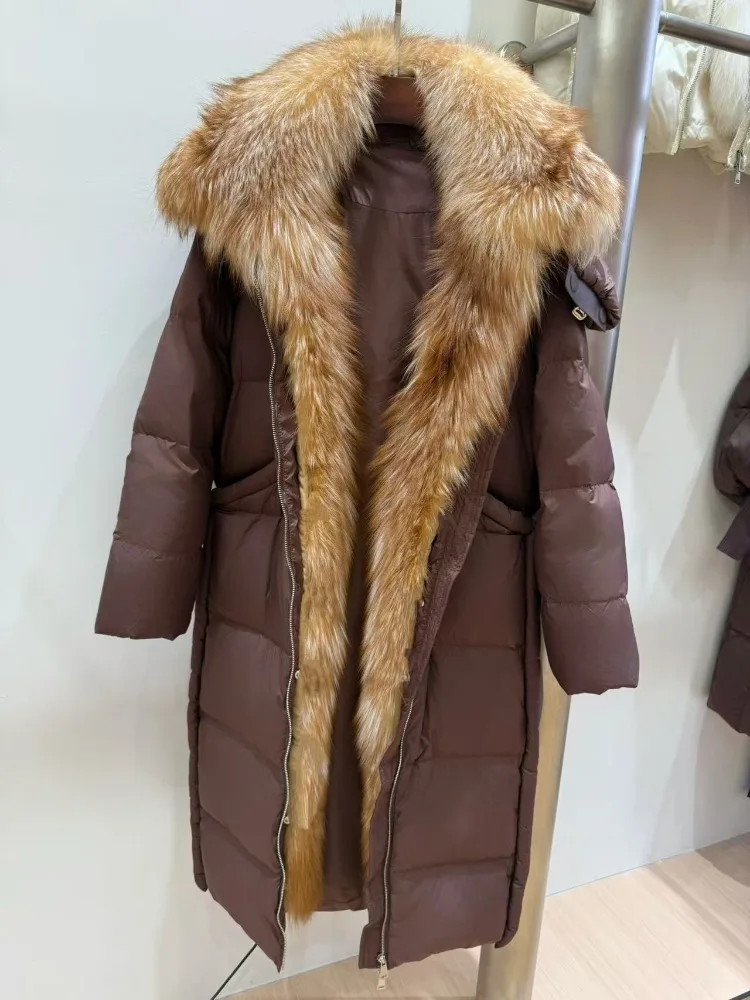 女性用リアルファー ジャケット 天然ファー使用 軽量パッド入りジャケット 衣類 女性用ダウンジャケット グースダウンコート