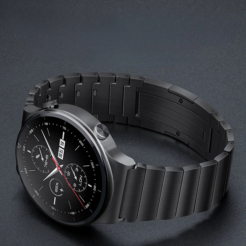 

22mm titanium alloy strap For Amazfit GTR4 3 pro Samsung Gear S3 watch 3 45mm High end wristbands For Huawei watch 4 GT4/3 46mm