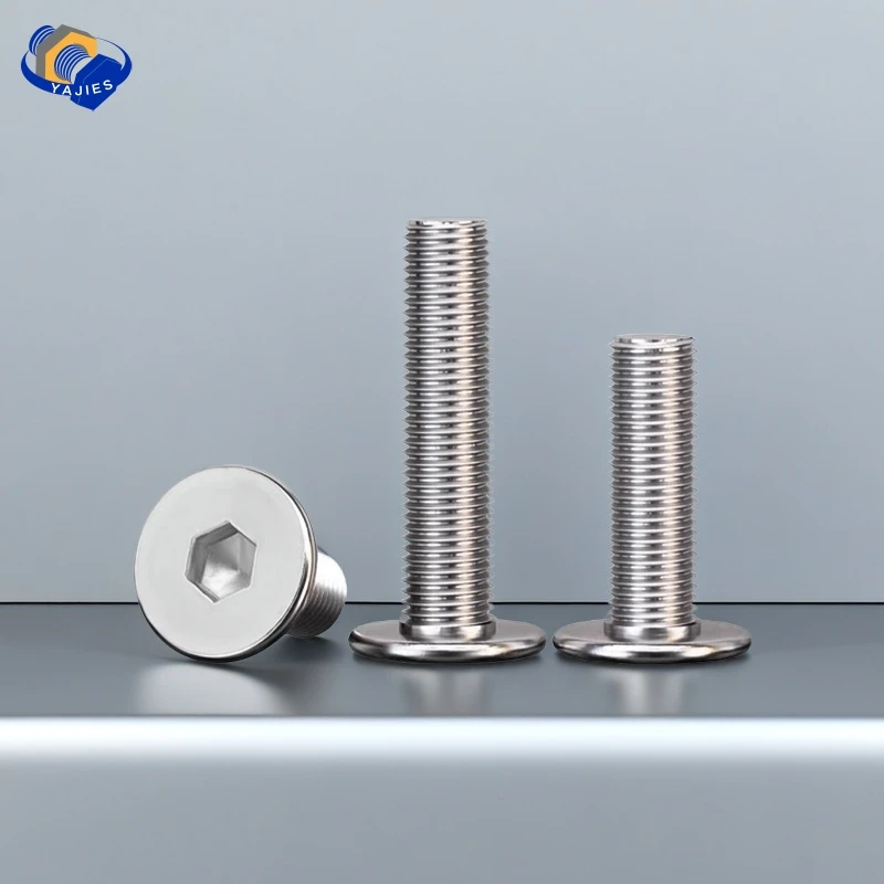 

CM SS M3 M4 M5 M6 Low Profile Stainless Steel Hex Hexagon Socket Ultra Thin Flat Wafer Allen Head Bolt Screw 304 A2-70 18-8