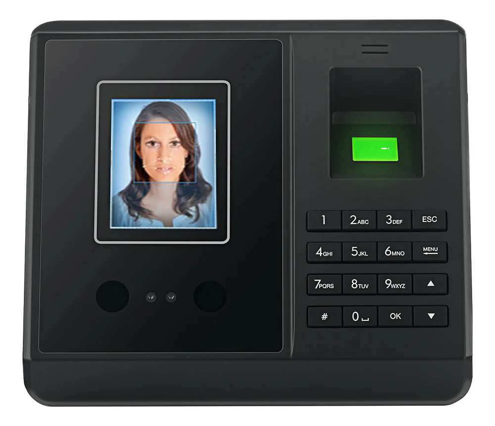 Office Security System Biometric Face Recognition Time Attendance Machine with Simple Access Control