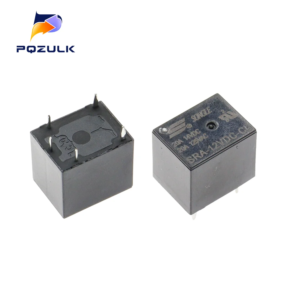 5PCS/Iot Original New SRA-05VDC-AL SRA-12VDC-AL SRA-24VDC-AL -CL 20A 4Pin 5Pin 5V 12V 24V Automobile relay