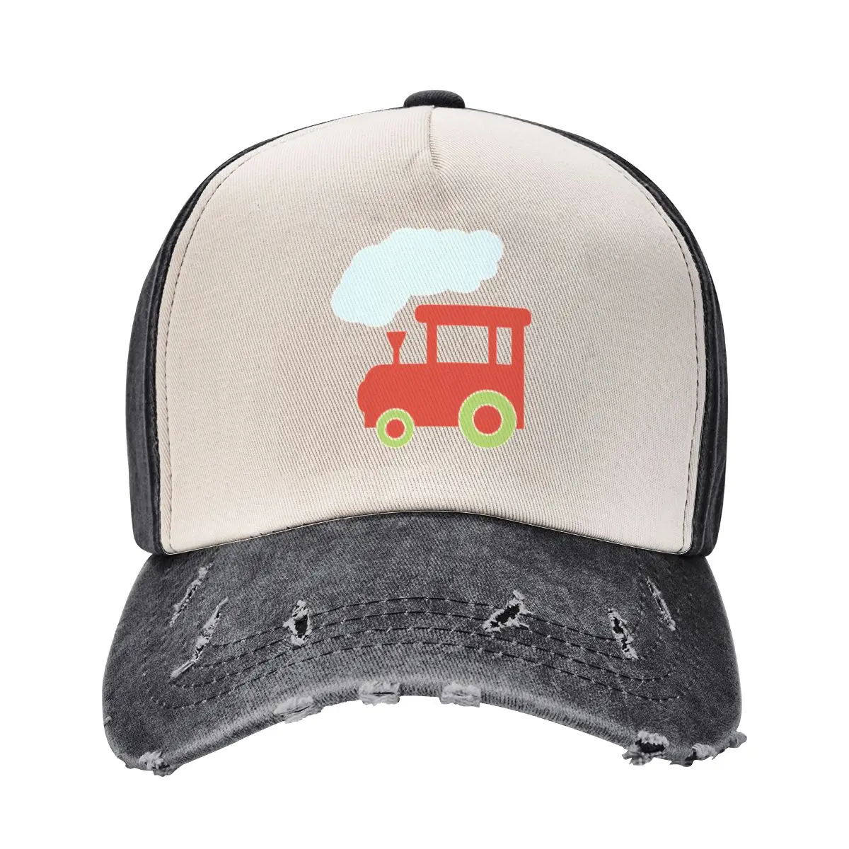 

Red train Baseball Cap Hat Beach Hood Designer Hat hard hat Women's Beach Men's