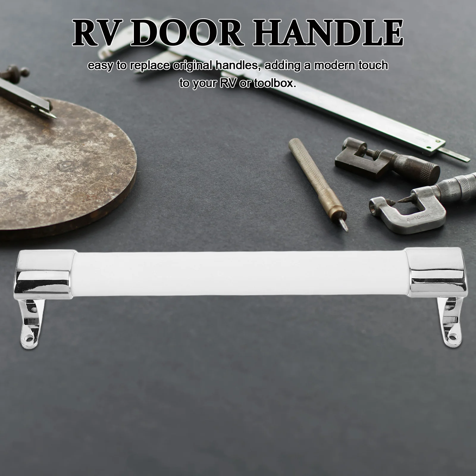 

Rv Door Handle Aluminum Alloy Oval Grip Entry Assist Pull for Camper Motorhome Interior Car Door Replacement Heavy Duty Grab