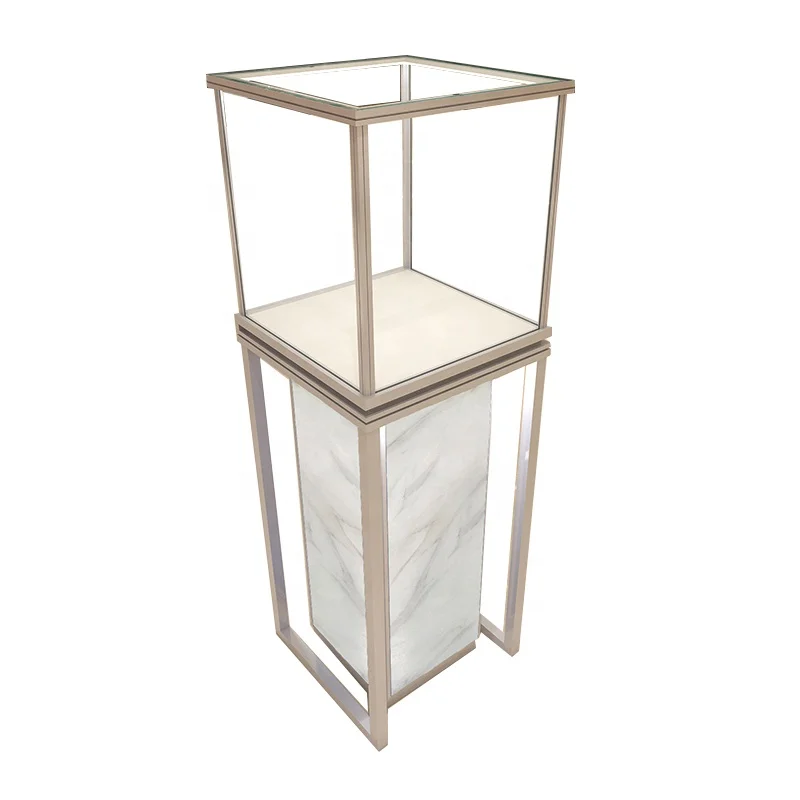 

Customized product、Hot sale Floor Jewelry Showcase Display Cabinet Jewelry Store Furniture Retail Display Tower Stand Jewelry Di