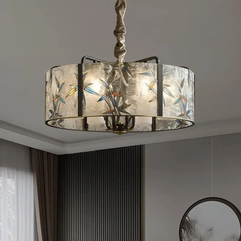 Modern Enamel Colored All Copper Pendant Lamp for Dining Room Bedroom Living Room - Designer Style Artistic Lighting