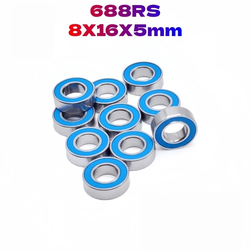 Thin Section Ball Bearing Contains 6700RS-6702RS MR63RS~MR1319RS 695RS~6903RS 686RS~6805RS 608RS Multiple Model Blue Sealed