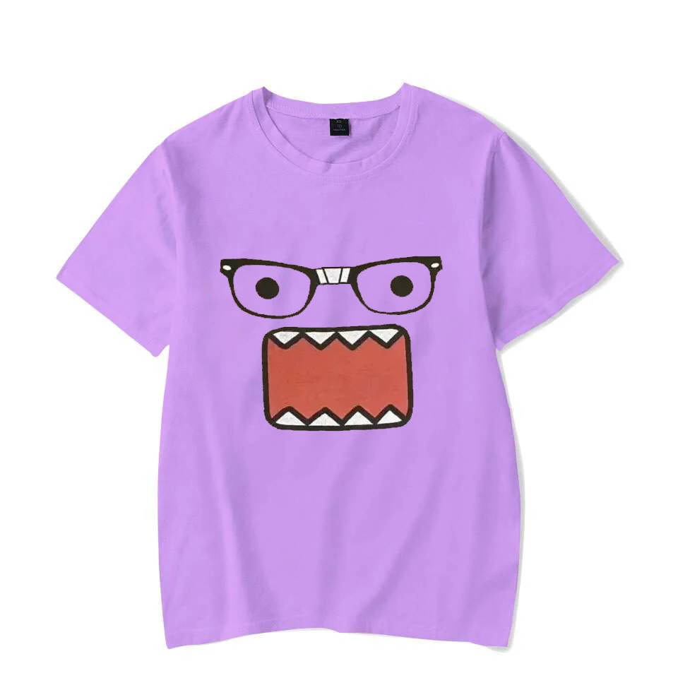Kawaii Pattern Y2K New Retro Print T-Shirt Women Round Neck Loose T-shirt Men Street Couple Clothing