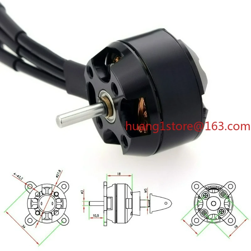 C2822 C2826 C2830 Brushless Motor, Suitable for RC 3D Fixed Wing