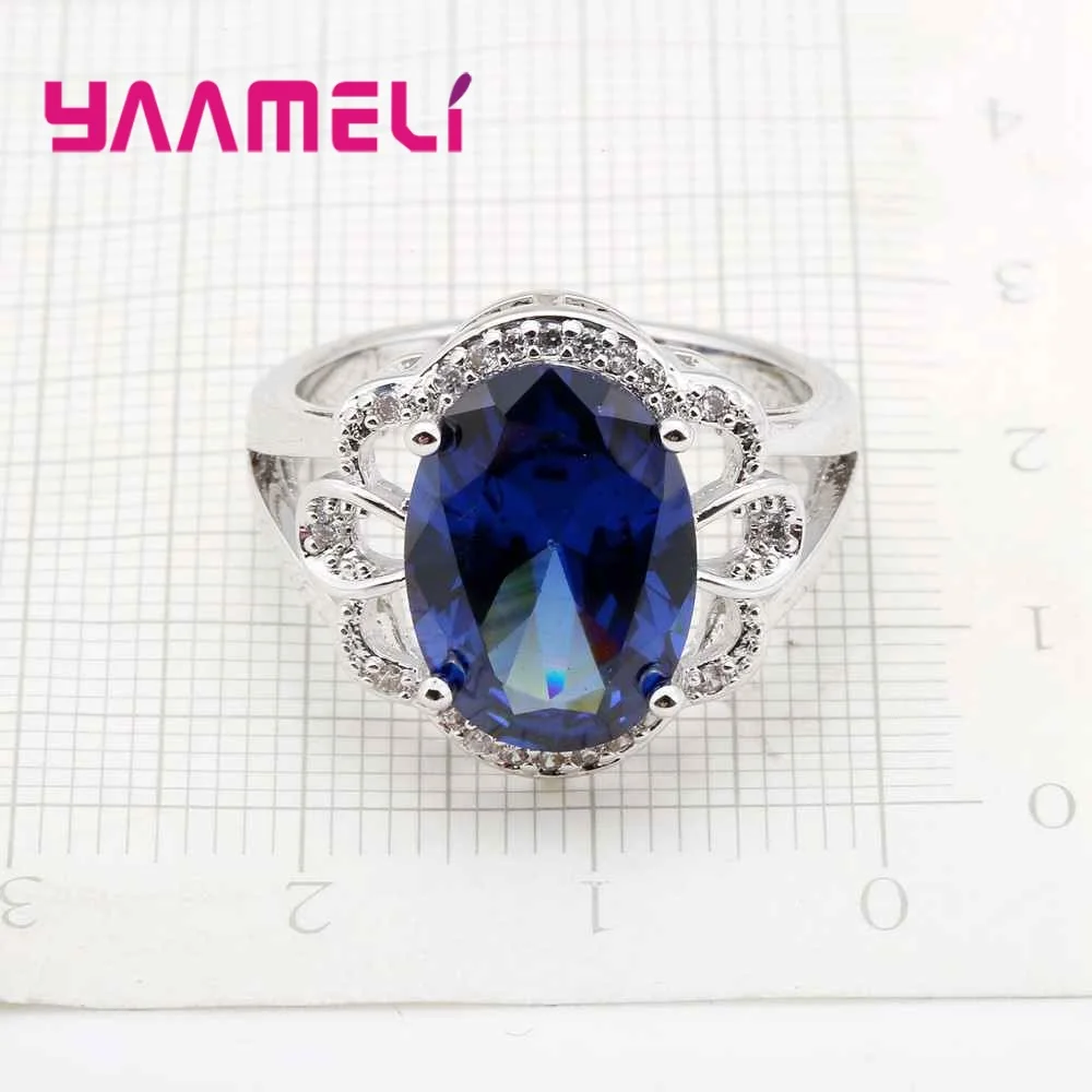 Trendy Cubic Zirconia Jewelry 925 Sterling Silver Rings For Women Accessory Wedding Bands Style Ring Engagement Anillos
