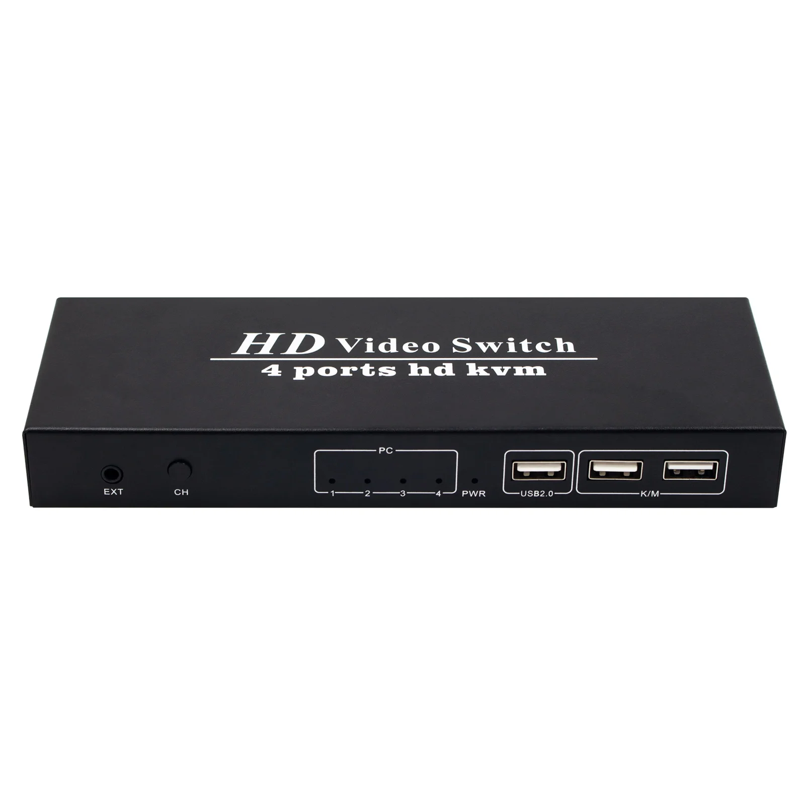 KVM HD Switch 4K USB HD KVM Switcher 4 in 1 Out with 3 USB Ports out for Mouse Keyboard U-disk Printer for Win7/8/10 MAC