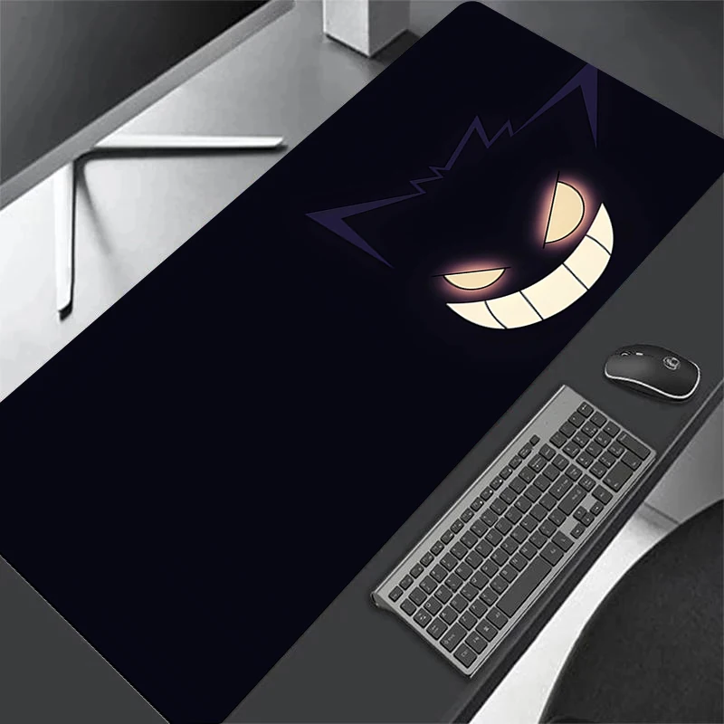 لوحة ماوس كبيرة 900x400 غير قابلة للانزلاق Gengar P-pokemon G-Gengars حصيرة لوحة المفاتيح ألعاب الكمبيوتر لطيف المطاط Kawaii الجدول منصات أجهزة الكمبيوتر المحمولة الألعاب