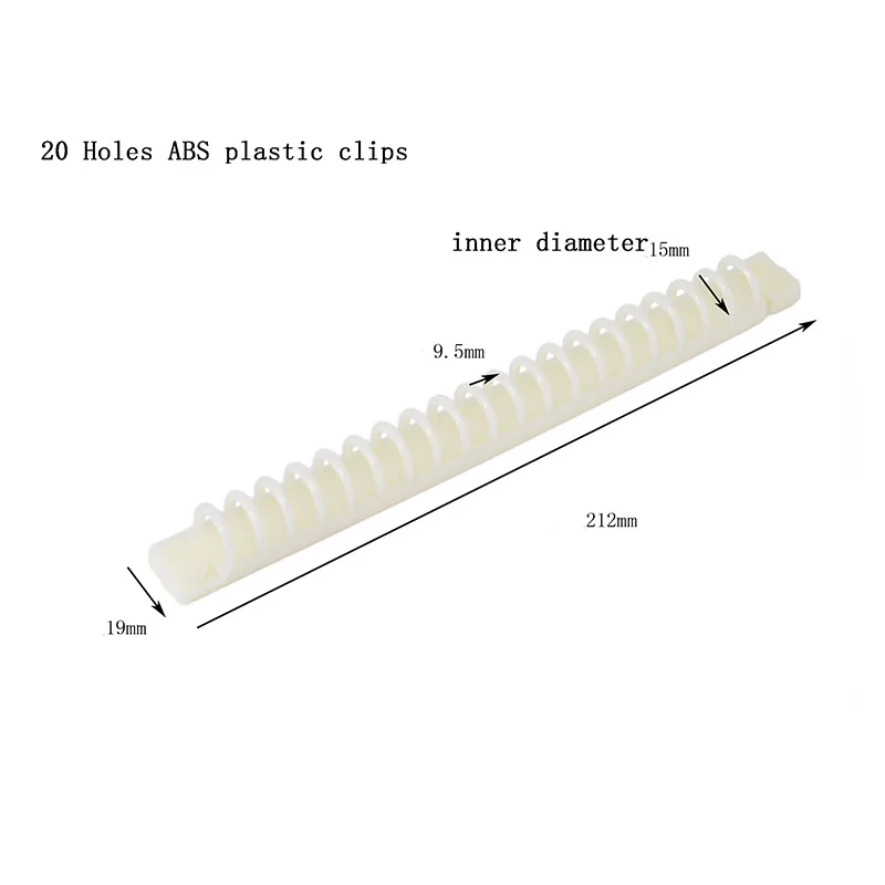 A5 20 Gaten Metalen Plastic Clips