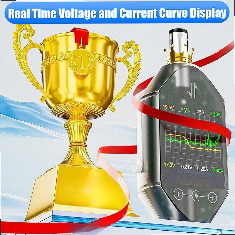 600W DC4.5-50V 12A High Precision Digital Voltage Current Tester Power Capacity Meter