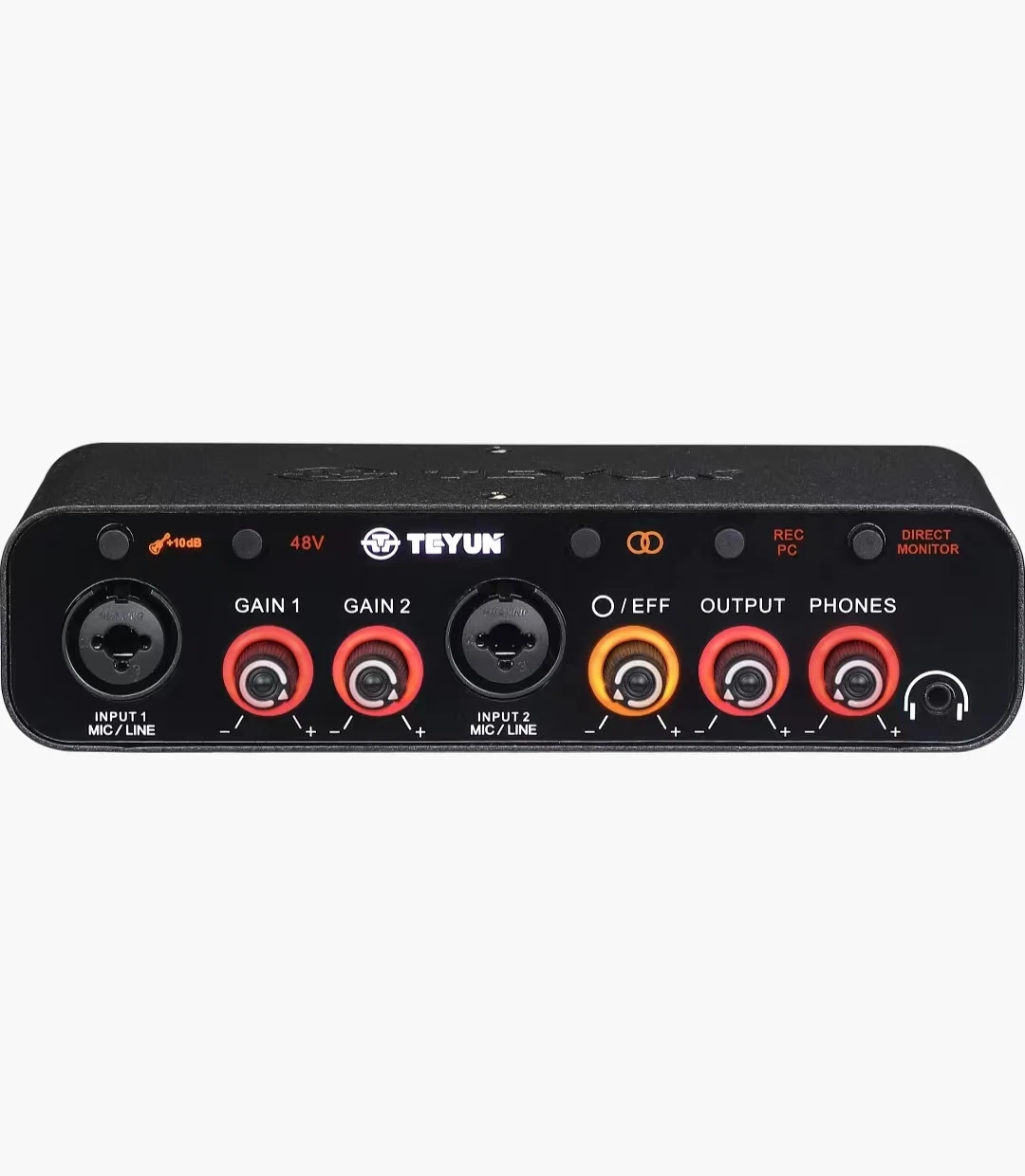 

TEYUN Q-26 Drive Free USB Recording Sound Card with Arrangement K Song Live Broadcast Mobile Phone Recording