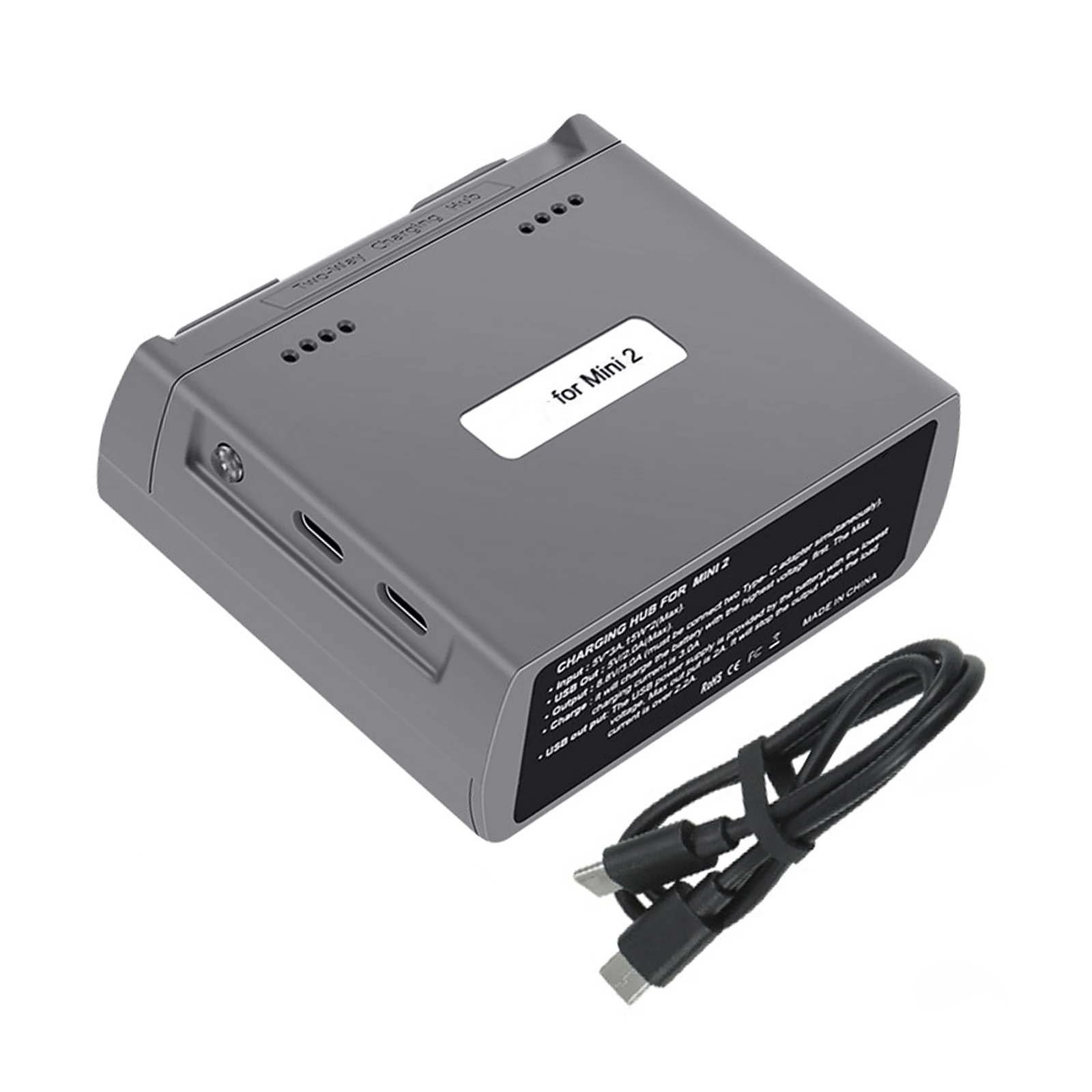 DJI mini 2 2400mAhバッテリ 2個 Dji mini 2用ミニバッテリー,ドローン用2400mAh,dji mini 2用